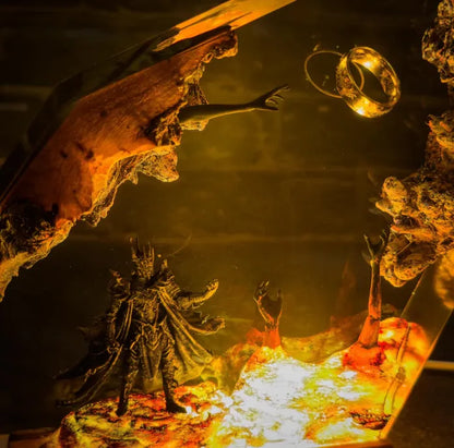 Sauron Figürlü Epoksi Reçineli Gece Lambası